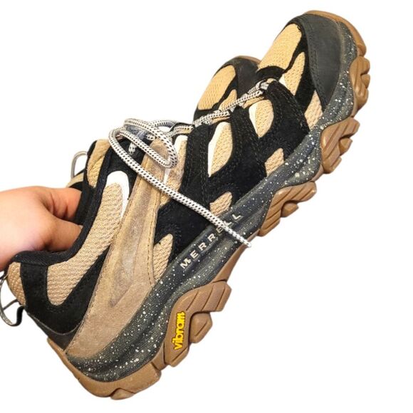 Merrell Men's Tan/Black Moab 3 Vibram Sole Hiking Shoes Size US 11 - Picture 1 of 5
